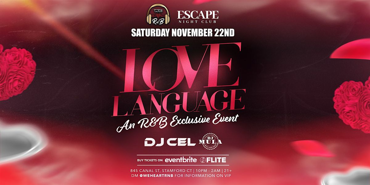 Love Language (Stamford R&B Exclusive Event)