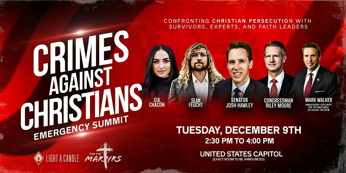 Emergency Summit on Crimes Against Christians