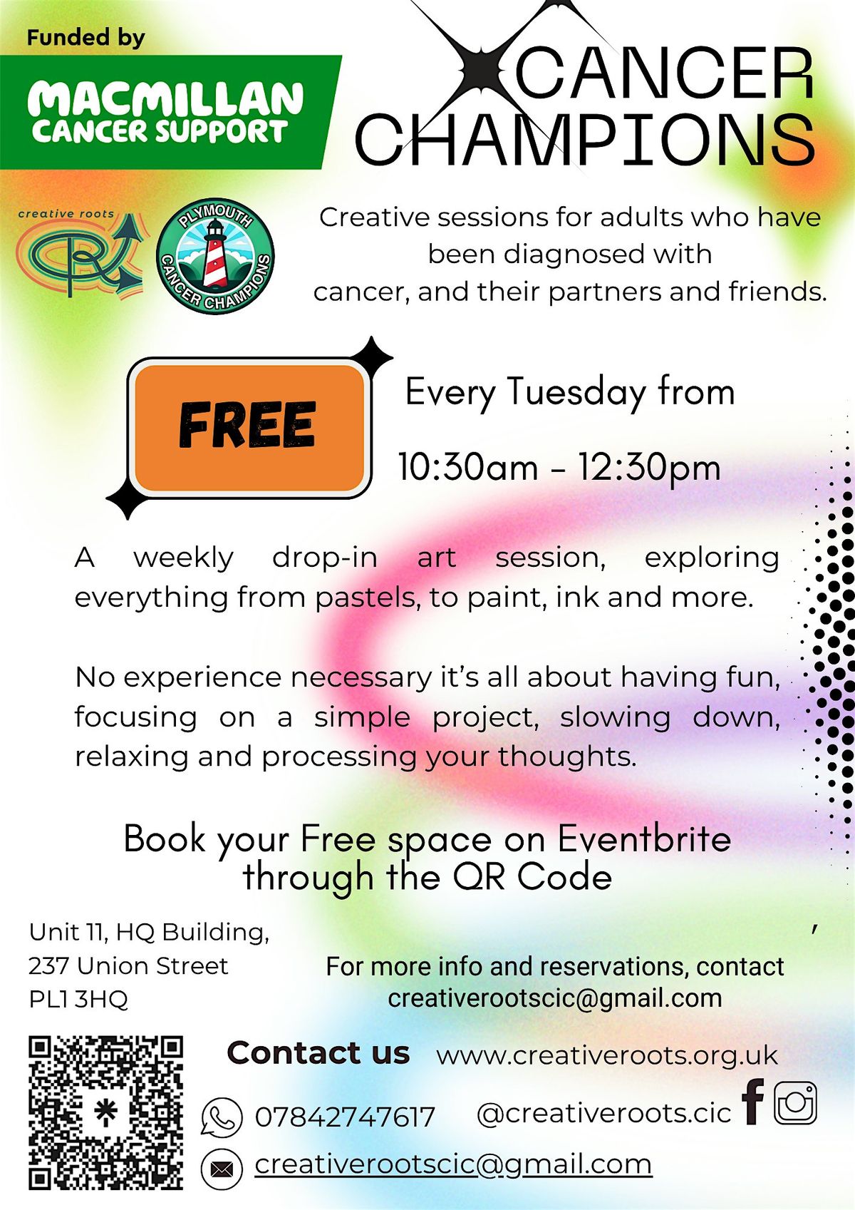 Cancer Champion Art Sessions