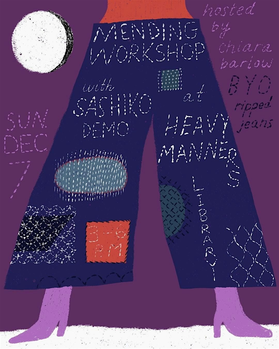 Sashiko Workshop Hosted by Chiara Barlow (12\/7)