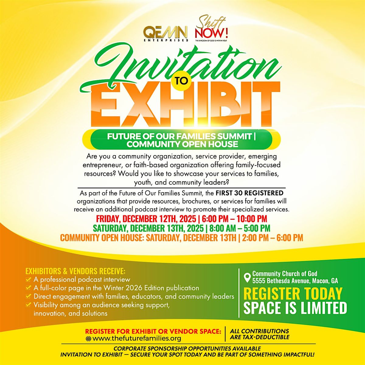 INVITATION TO EXHIBIT