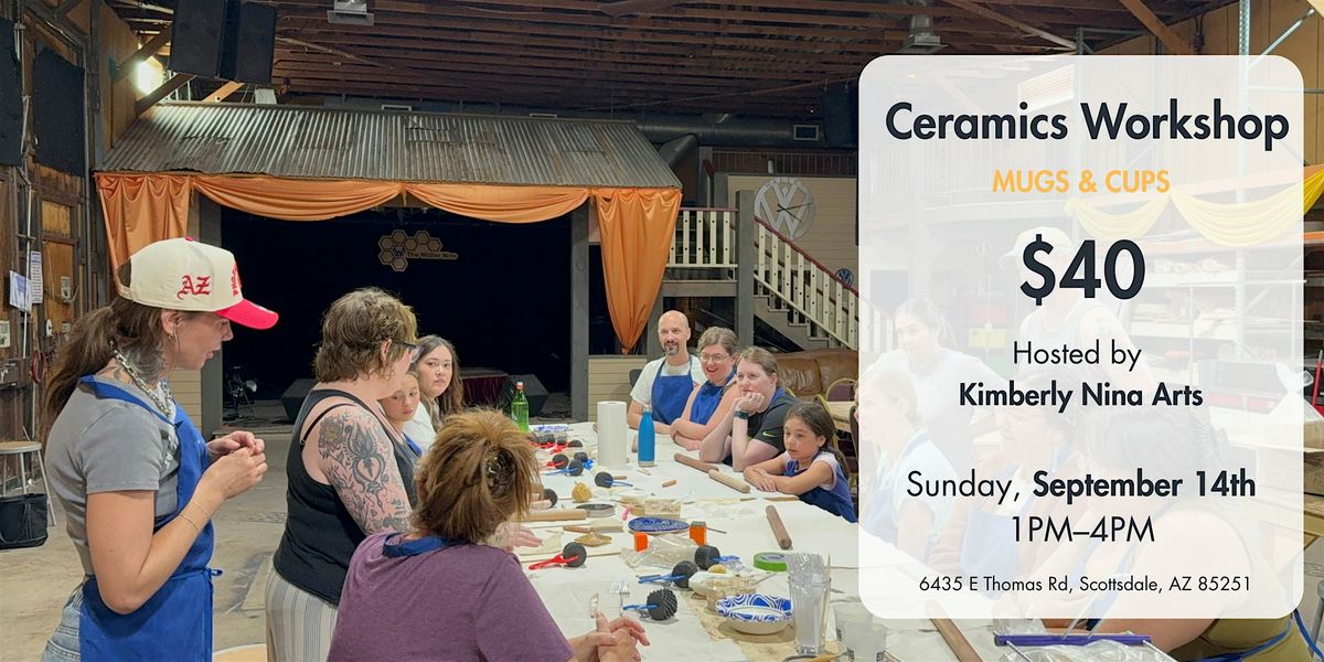 Ceramics Mugs & Cups Workshop