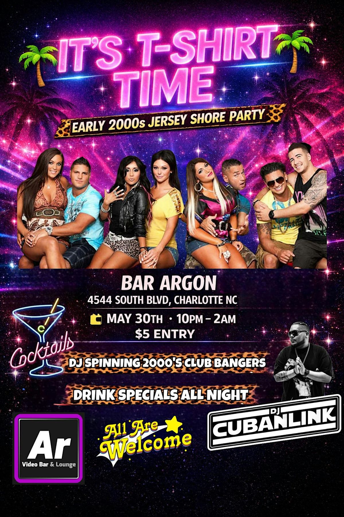 Early 2000s Jersey Shore Dance Party