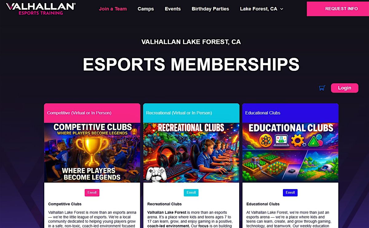 Youth ESPORTS Clubs Now Enrolling