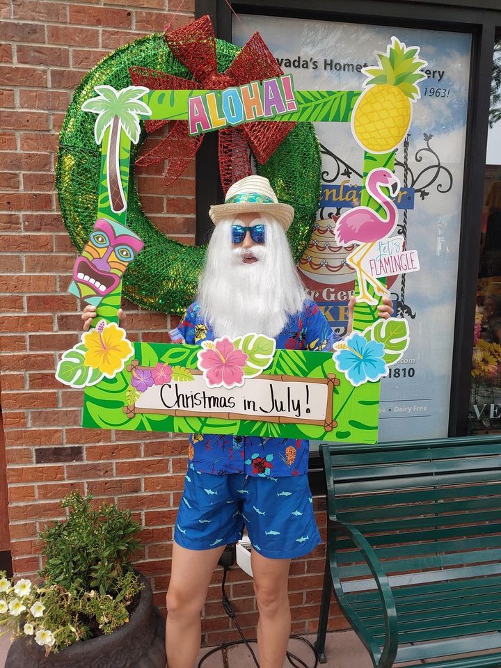 Christmas in July 22 Rheinlander Bakery, Arvada, CO July 23 to July 24