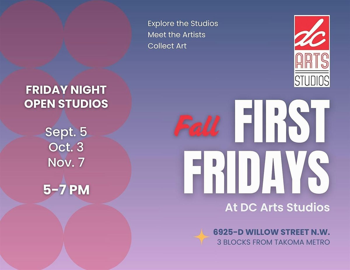 November First Friday open studios at DC Arts Studios