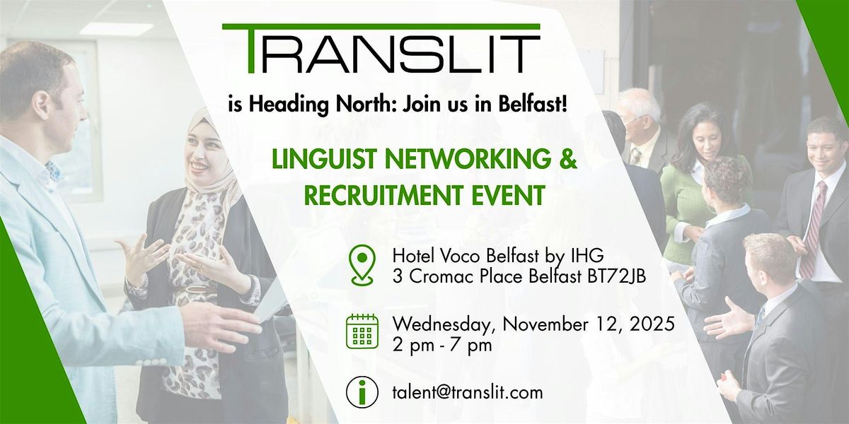 Linguist Networking & Recruitment Event