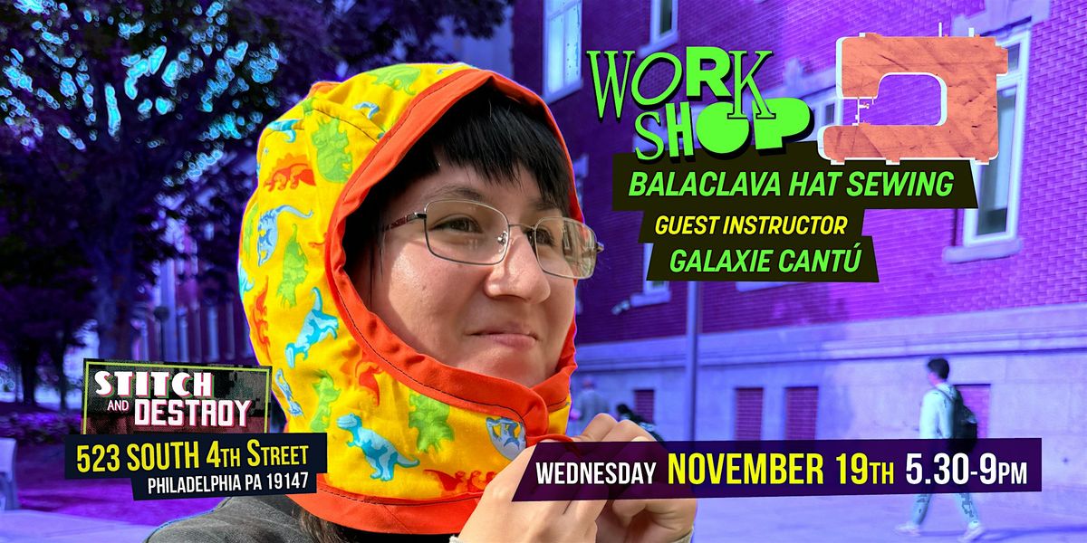 Balaclava Hat Sewing Workshop