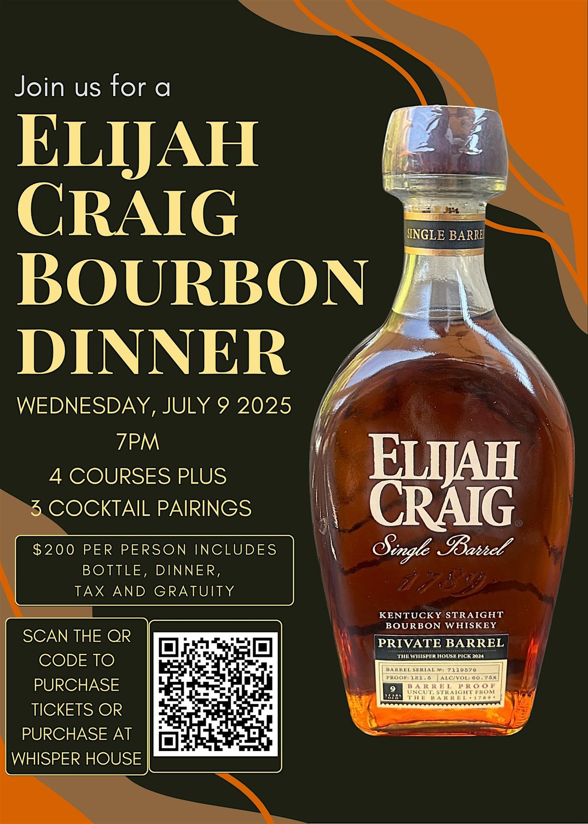 Copy of Elijah Craig Bourbon Dinner