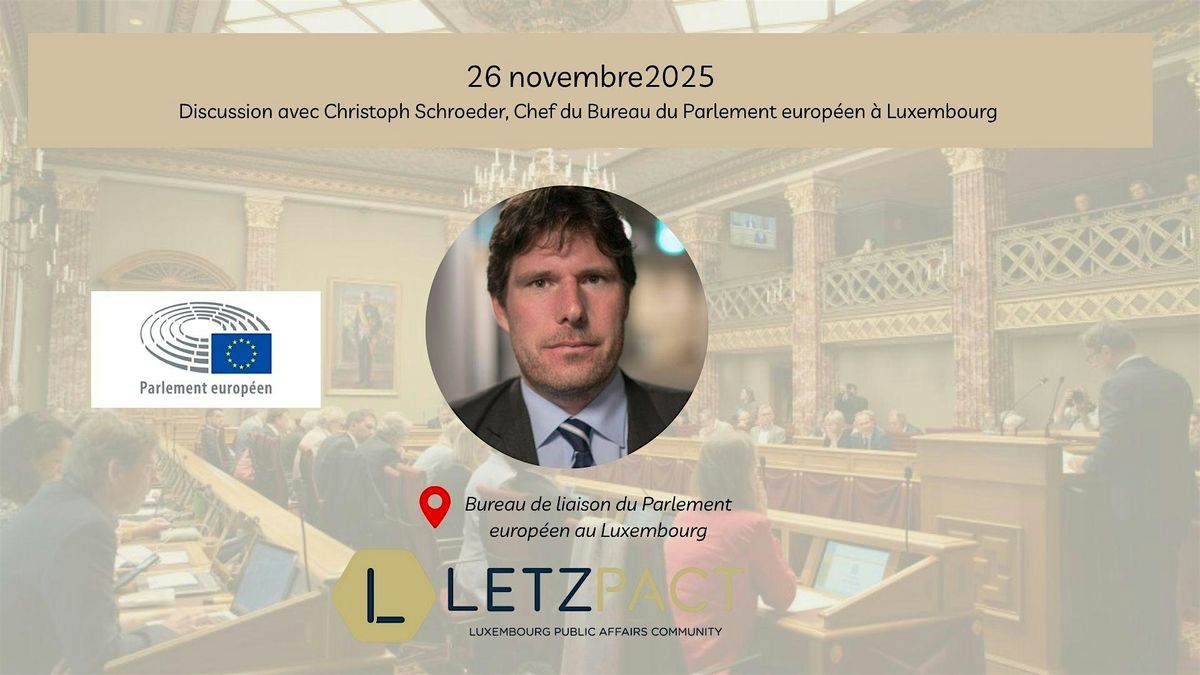 Discussion avec Christoph Schroeder