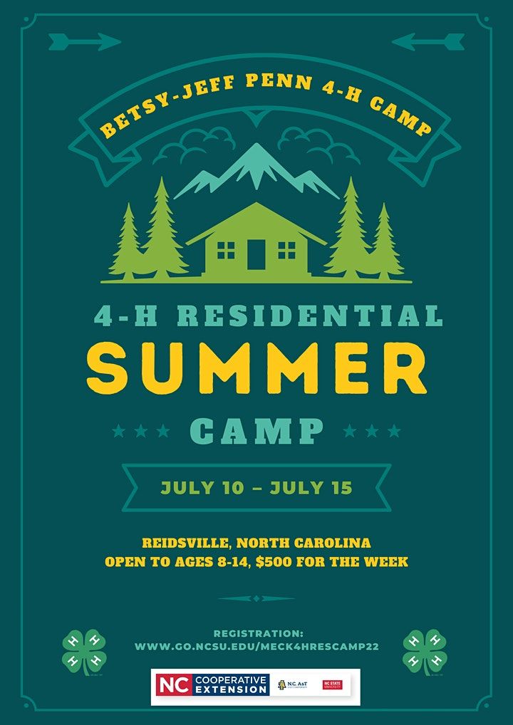 Mecklenburg County 4-H Summer 2022 Residential Camp at BJP | Betsy-Jeff ...