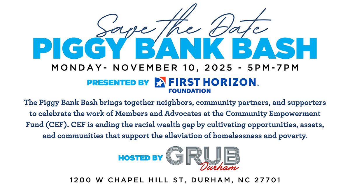 The Piggy Bank Bash 2025