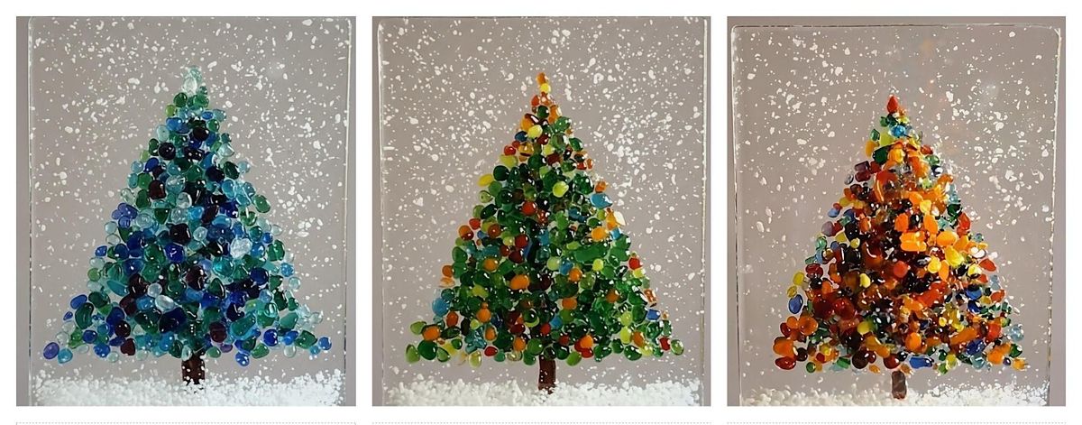 EASY Beginner's fused glass Christmas Tree Workshop - Garden City