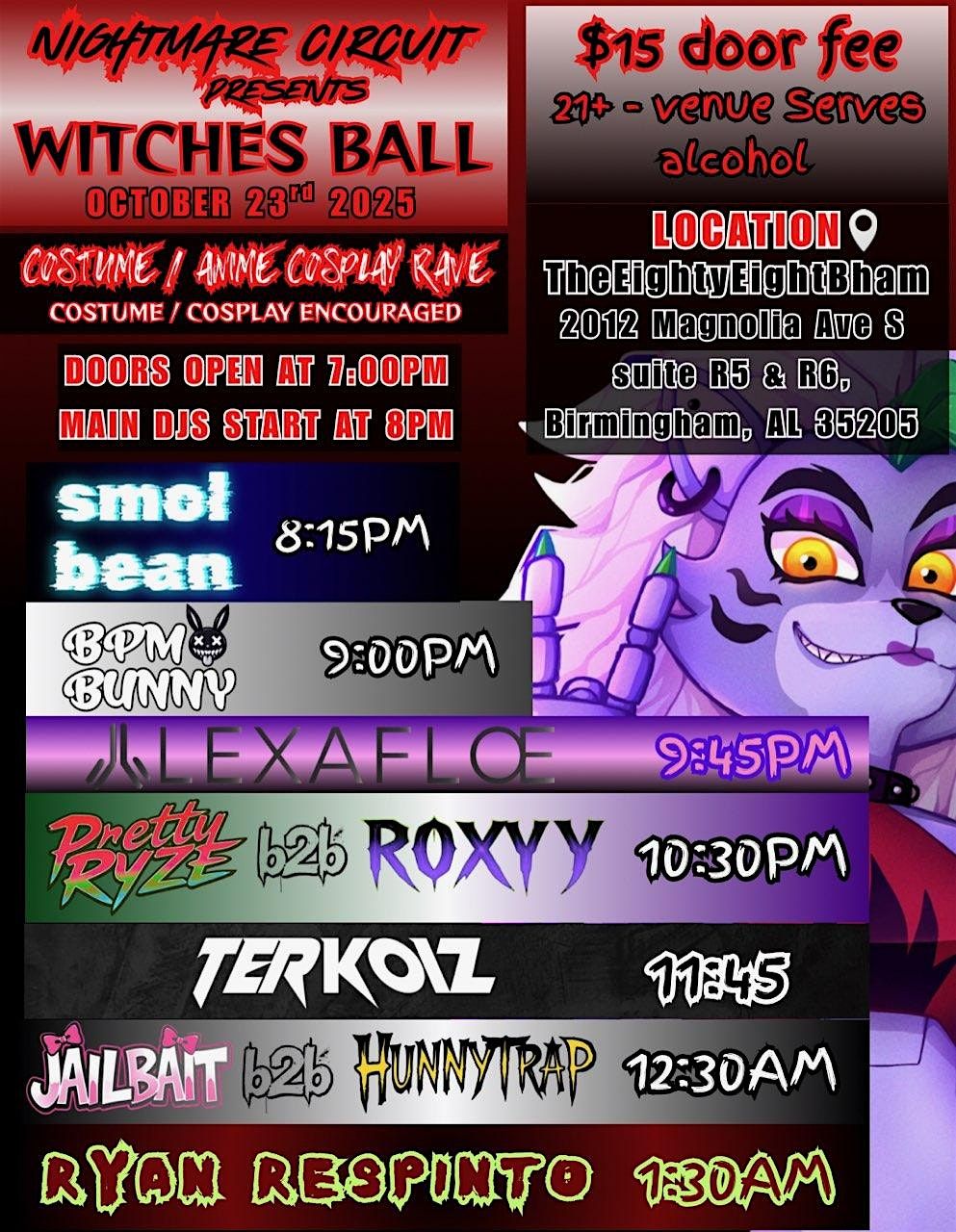 Nightmare Circuit- Witches Ball 2025