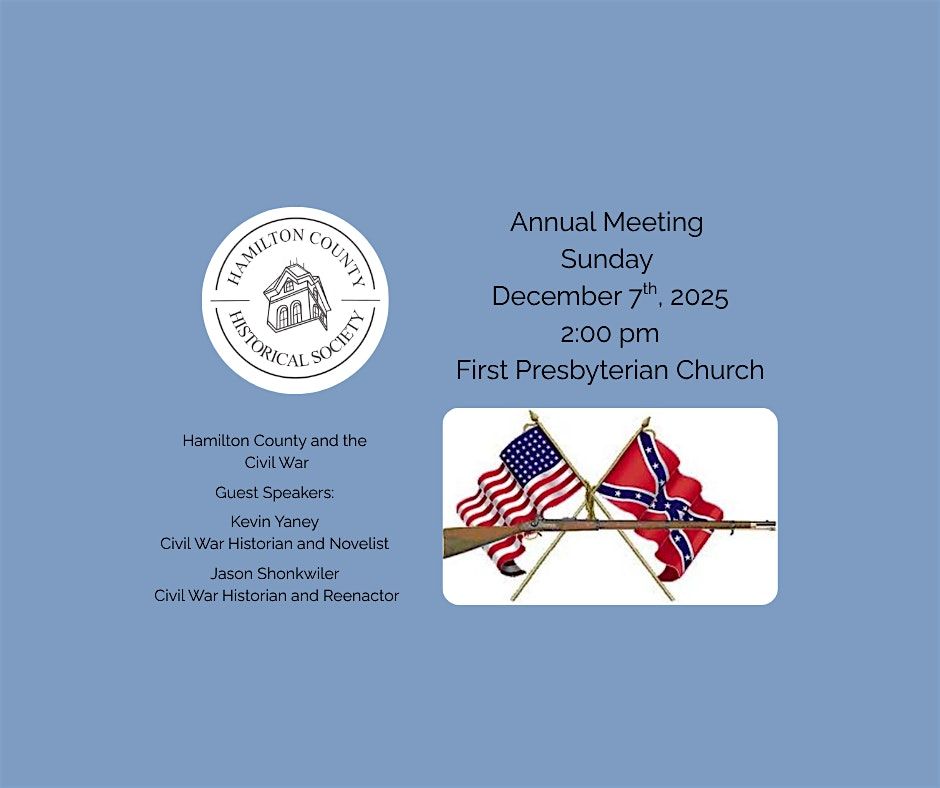 Hamilton County Historical Society - Annual Meeting 2025