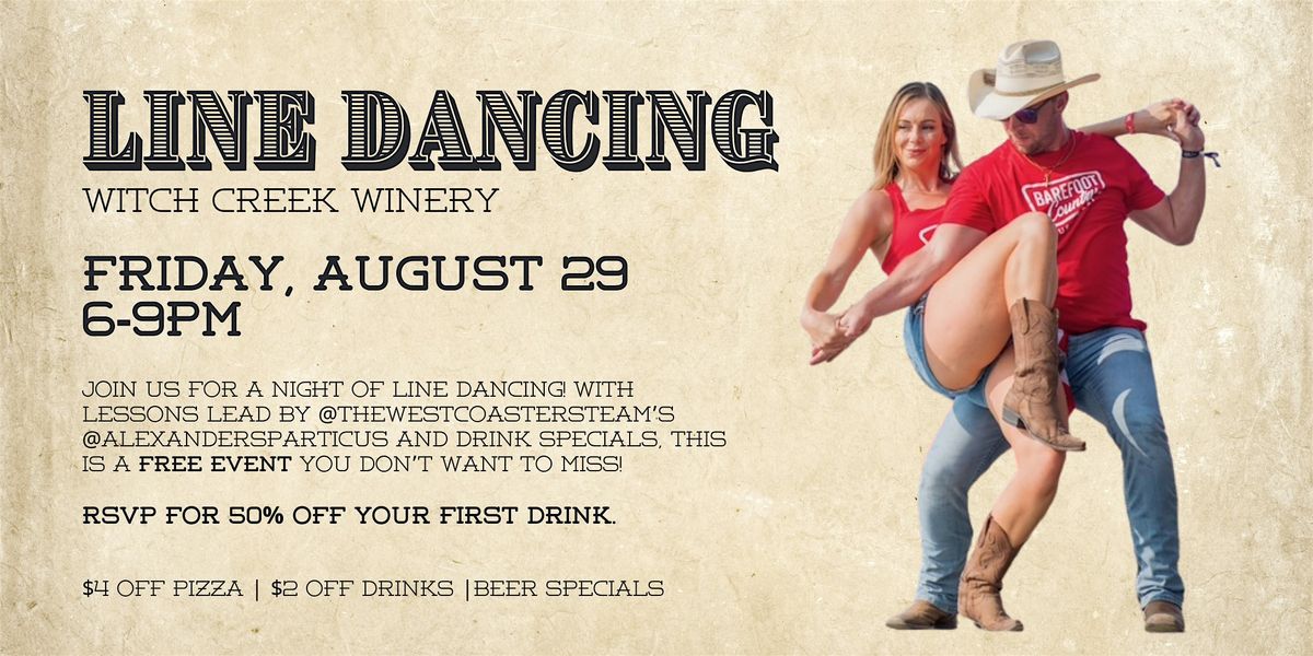 Line Dancing Night at Witch Creek!
