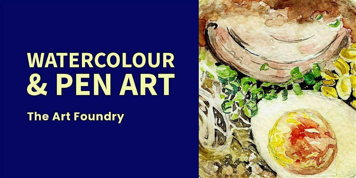 Watercolour and Pen Art