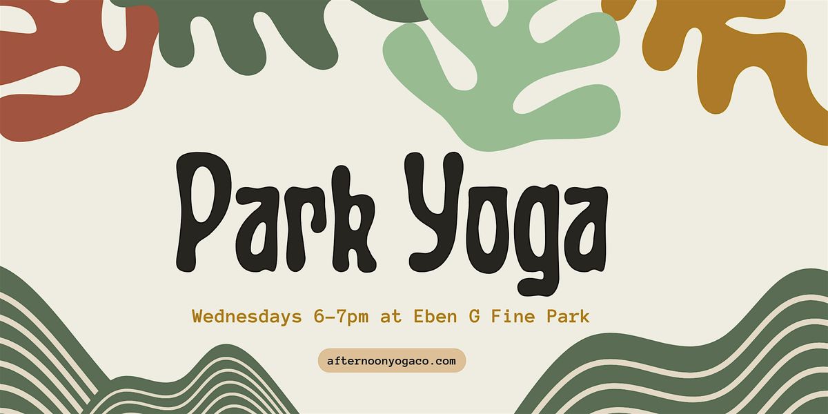 Park Yoga with Afternoon Yoga