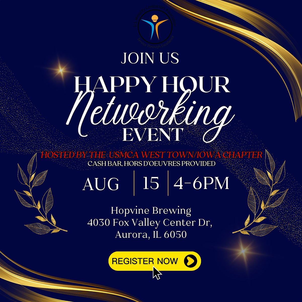 USMCA West Town Happy Hour- IN-PERSON ONLY MTG