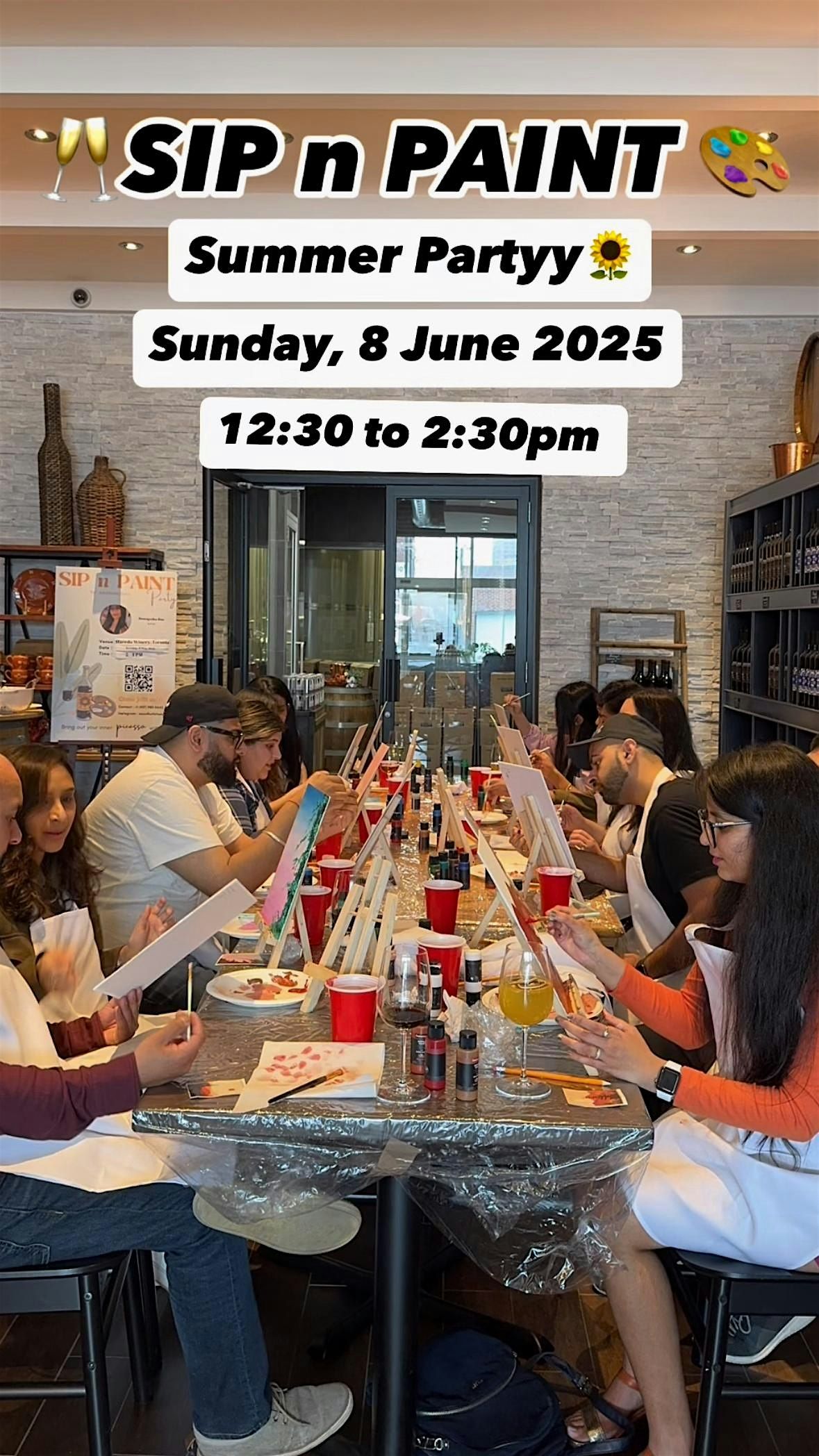 SIP AND PAINT in TORONTO- KADAK RESTAURANT