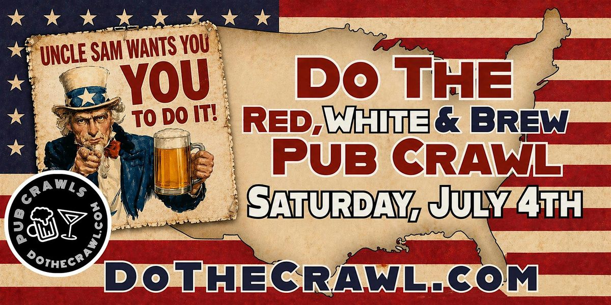 Do The Red, White, & Brew Pub Crawl in Asheville!