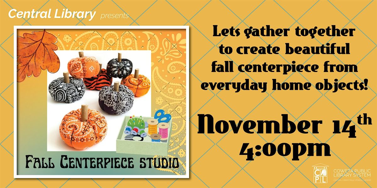 Teen Crafts: Fall Centerpiece