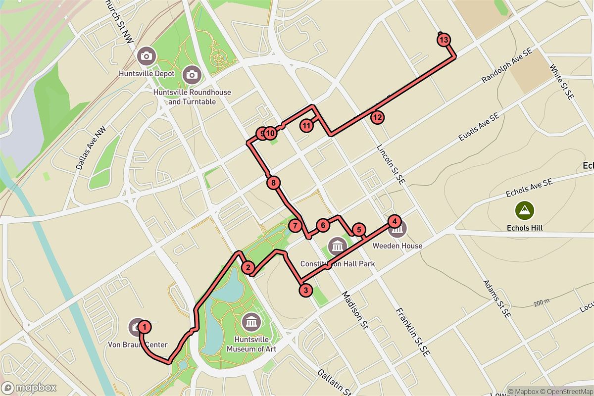 Huntsville Audio Tour: Echoes & Architecture in the Heart of Downtown