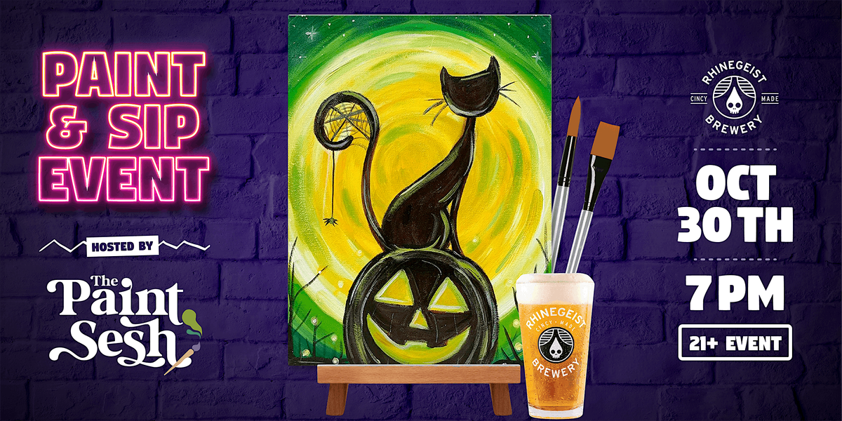 \u201cSpooky Eve\u201d Halloween Paint & Sip Painting Event in Cincinnati, OH