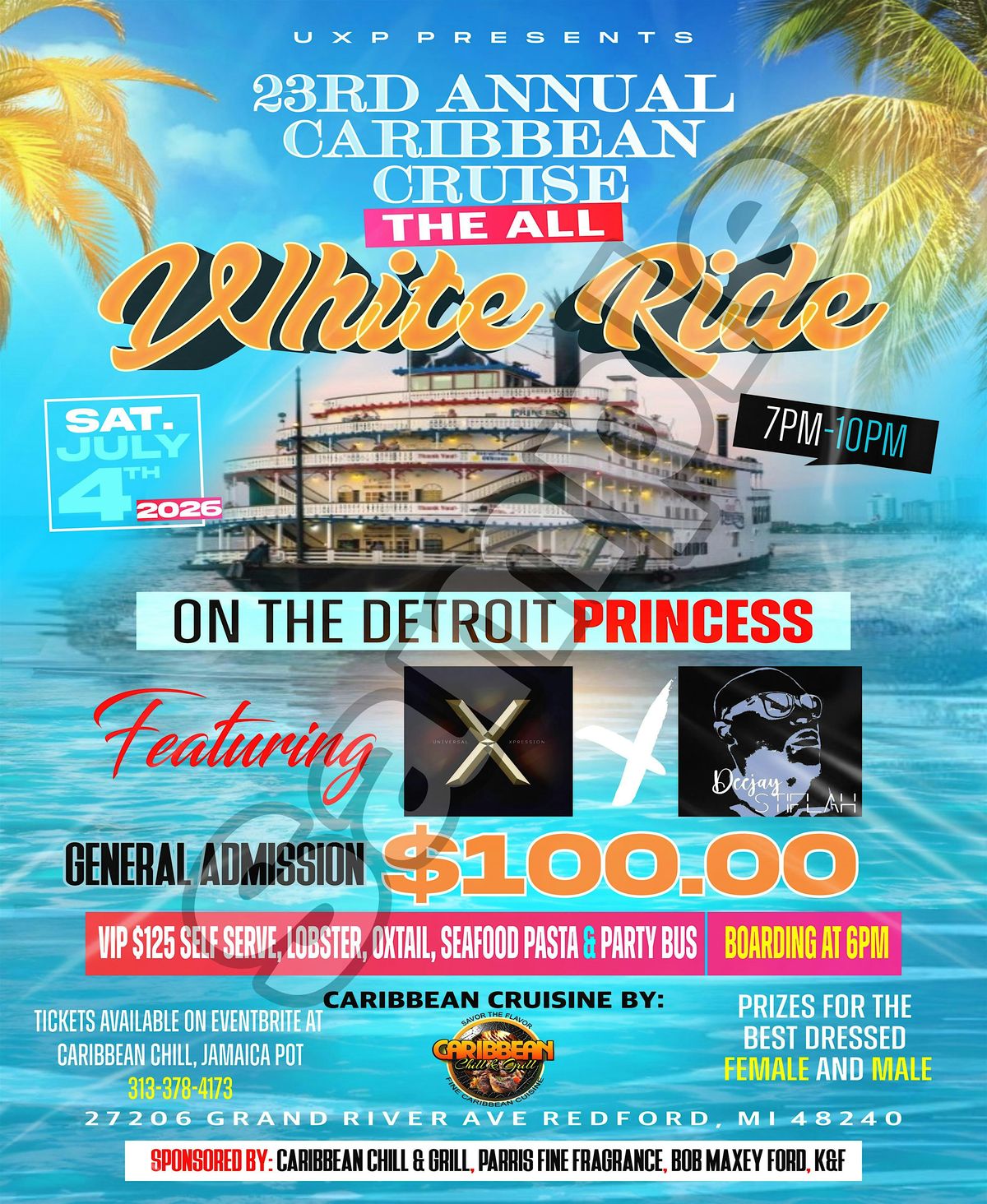 23rd Annual Caribbean Cruise The White Ride