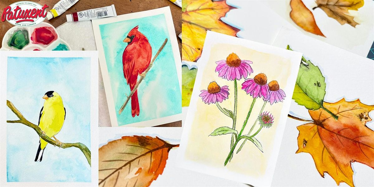 Painting Among The Plants: Watercolor Workshops In The Greenhouse
