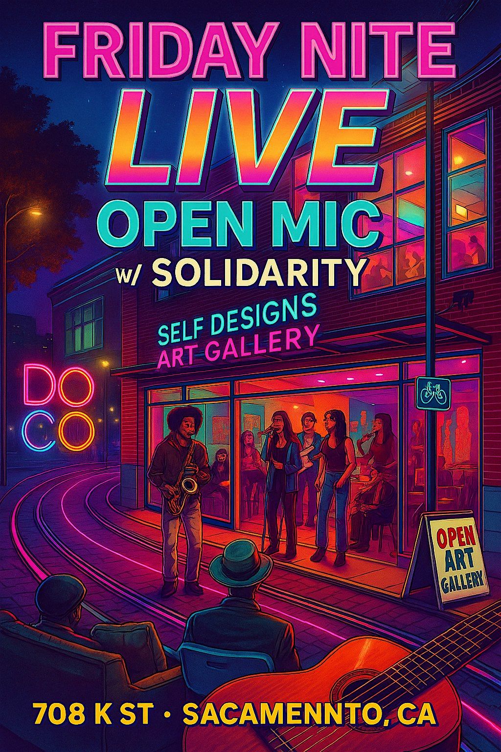 FRIDAY NITE LIVE OPEN MIC\/W SOLIDARITY!