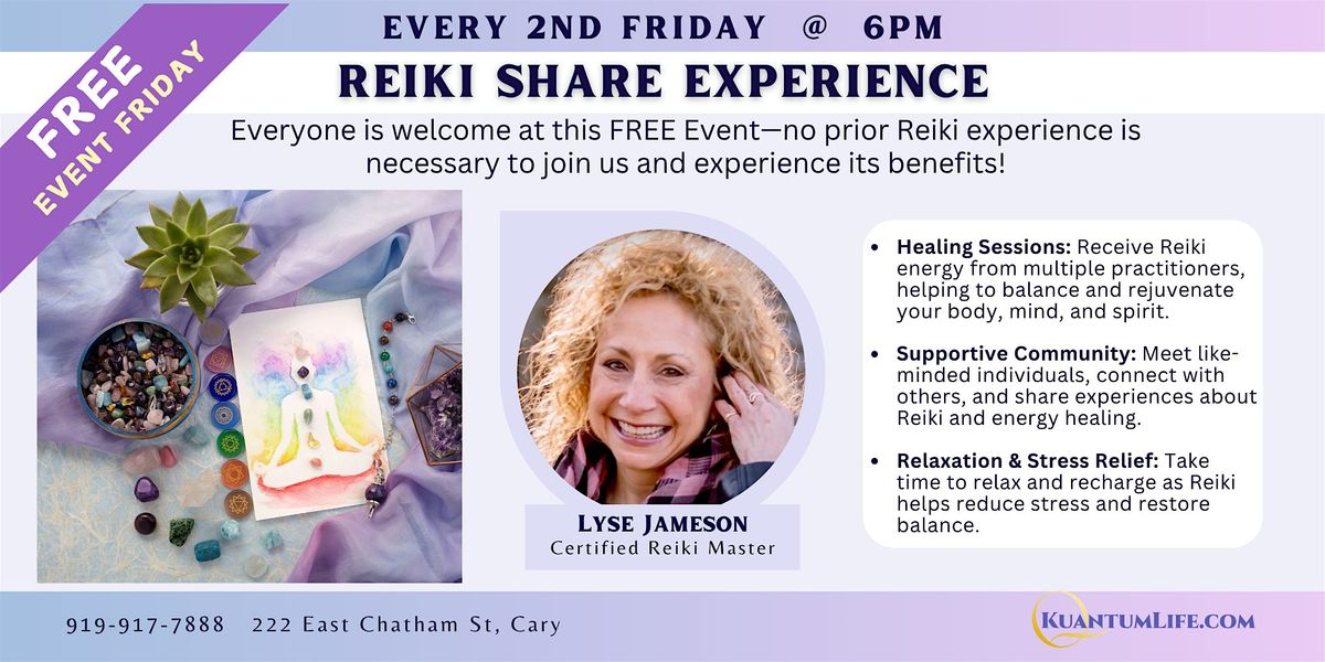 Free Friday Reiki Share Experience