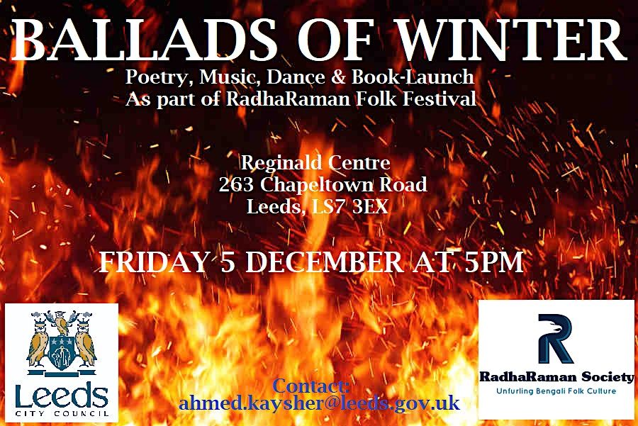 RadhaRaman Folk Festival 2025 | Ballads of Winter | Reginald Centre Leeds