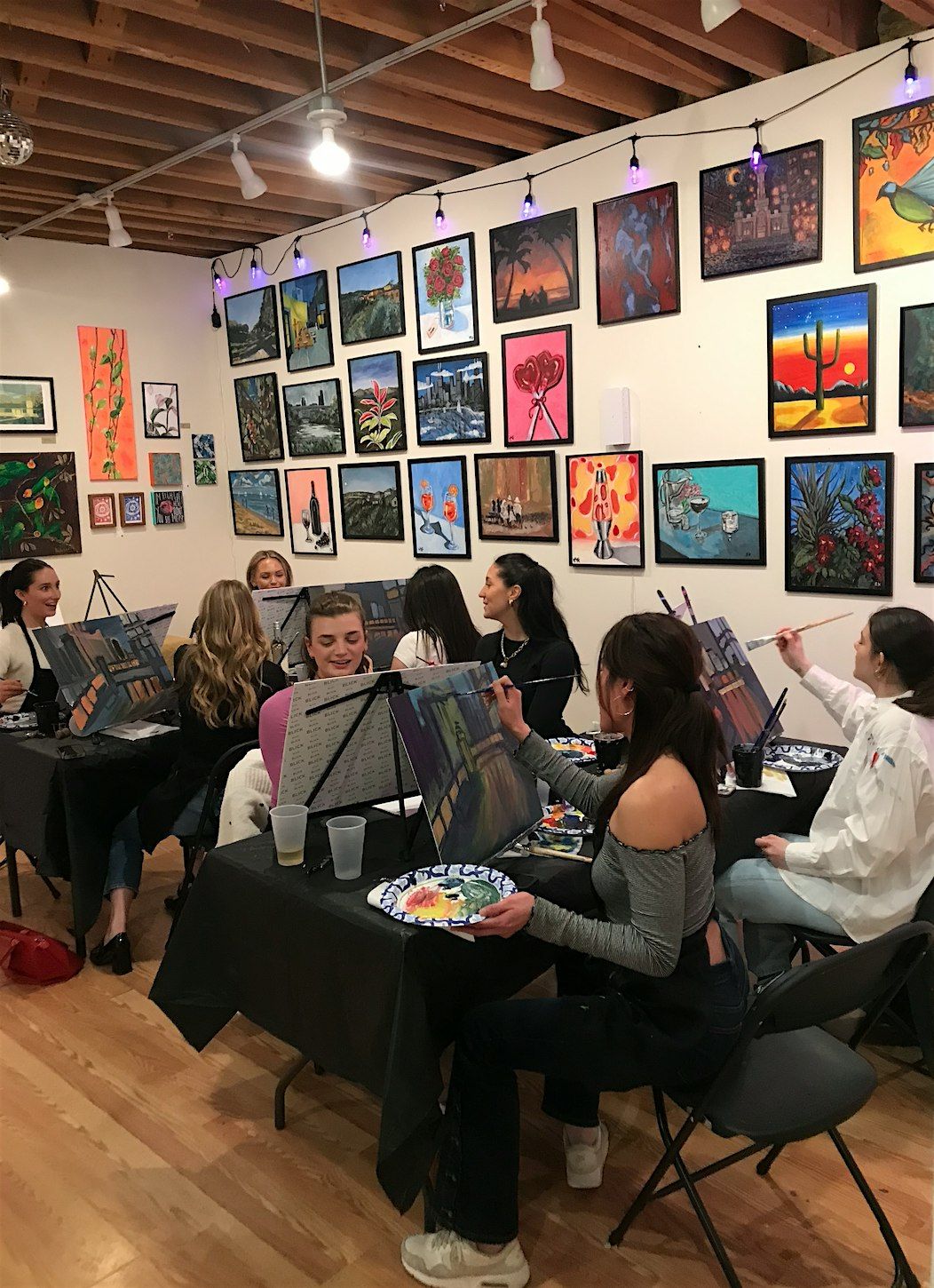 Detailed Spray Paint N Sip Chicago Background in HD Detailed Spray Paint N Sip Chicago Background in HD