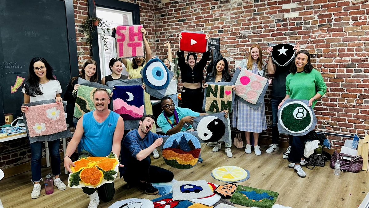 Rug Tufting Workshop in San Francisco | Tuft Your Own Rug