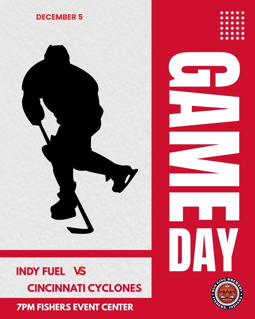 Indy Fuel at Cincinnati Cyclones at Heritage Bank Center