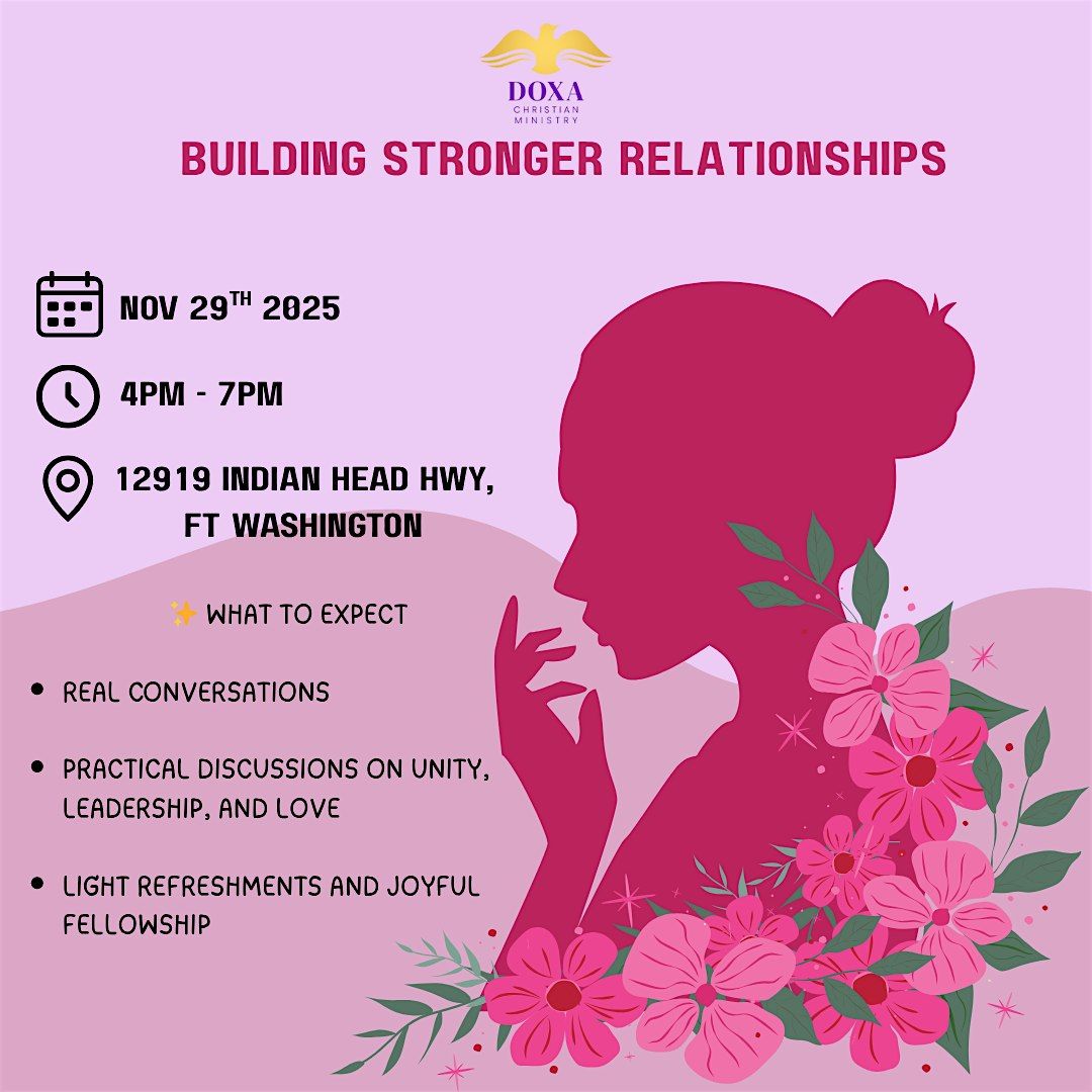 Building Stronger Relationships (Womens' Event)