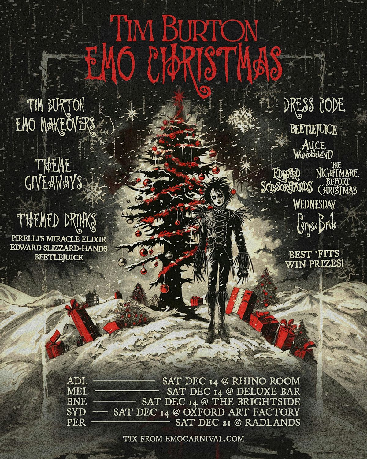 TIM BURTON EMO CHRISTMAS MONTREAL @ Turbo Haus