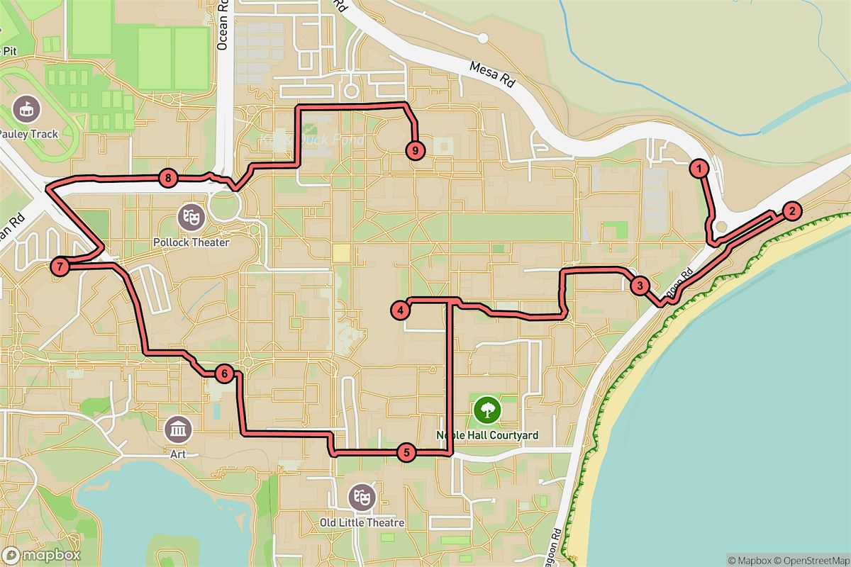 Santa Barbara Audio Tour: Science, Surf, and Stories at UCSB