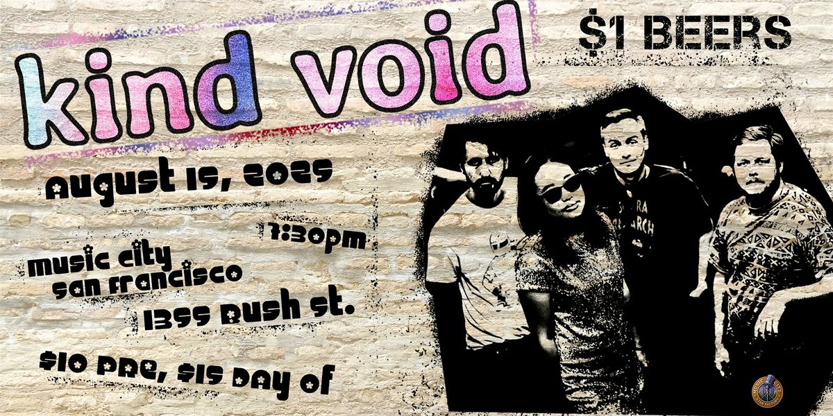 Kind Void - Live at Music City Star Factory | Punk\/Dance\/Alt Rock