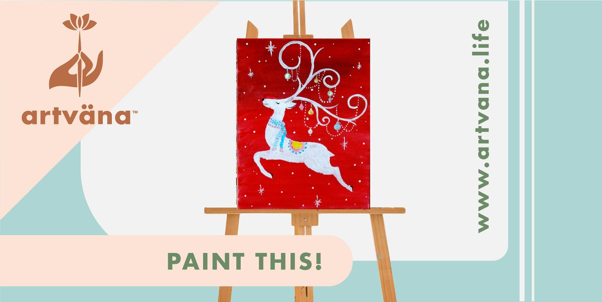 Artvana Paint & Sip art class at Top Rung Brewing Lacey December 2025