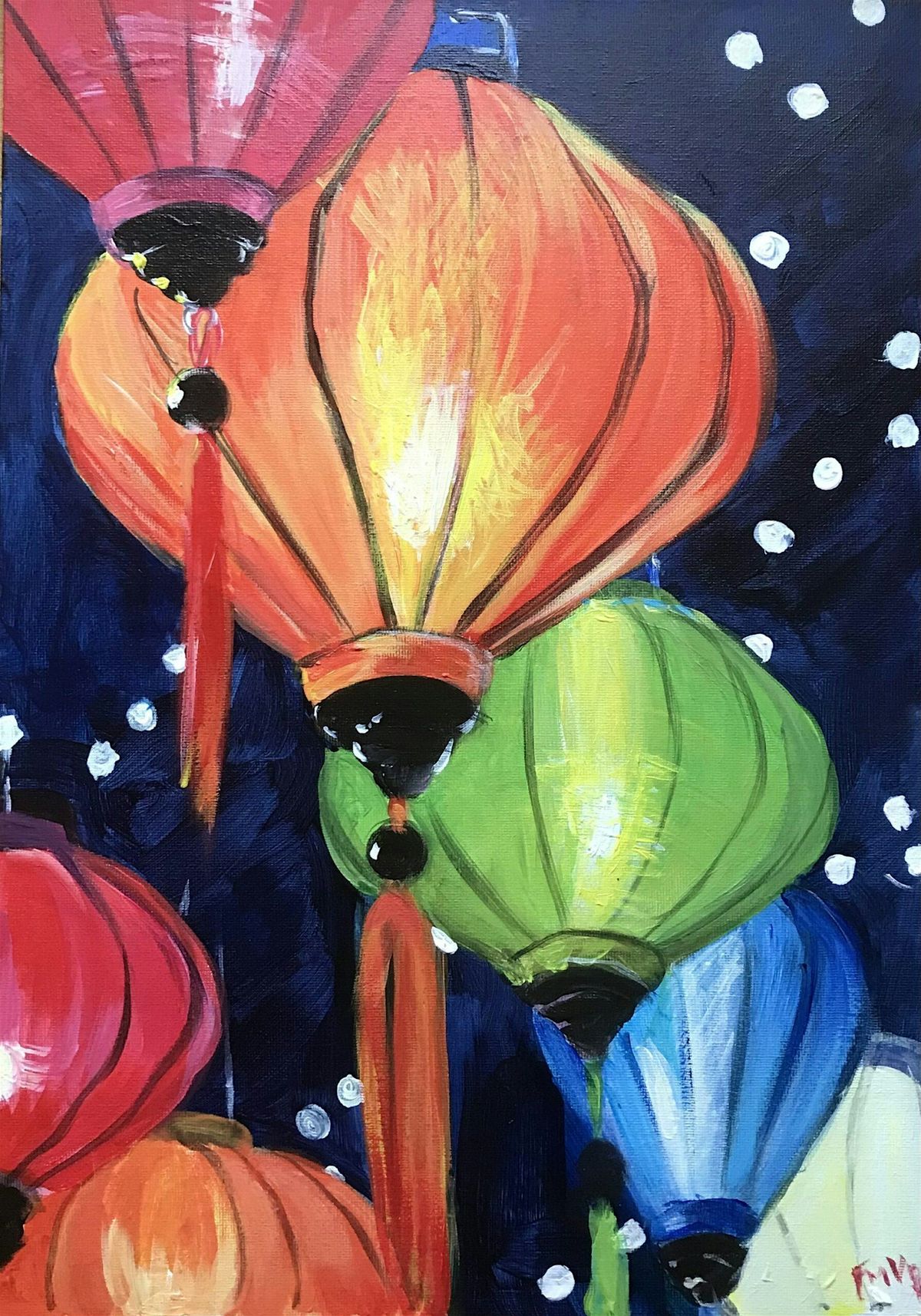 \u201cLanterns\u201d Paint Night at Legends