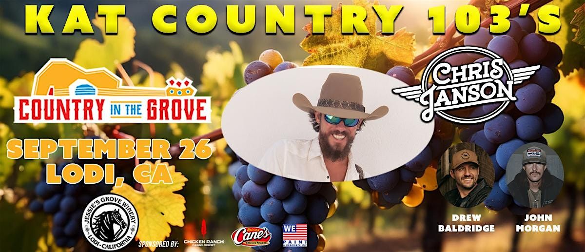 Kat Country 103's "Country In The Grove" Featuring: Chris Janson