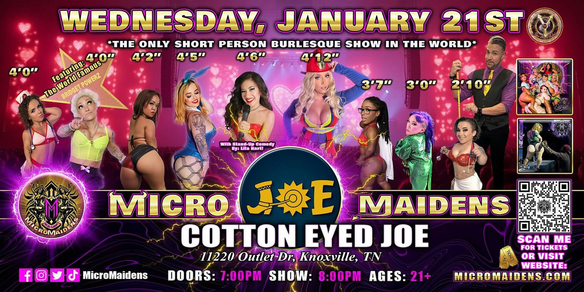 Knoxville, TN  - Micro Maidens Dwarf Dancers @ Cotton Eyed Joe