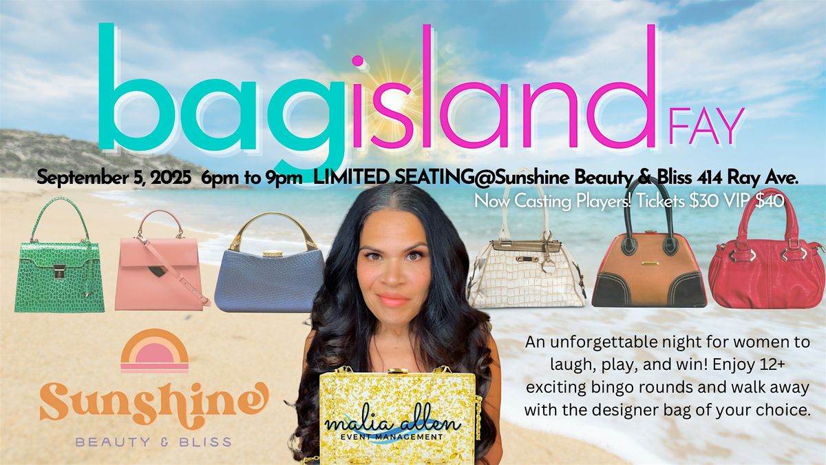 Bag Island \u2014 FAY\u2019s Cheekiest Designer Bag Bingo