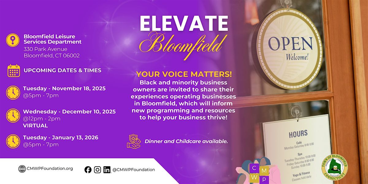 Elevate Bloomfield - Your Voice Matters!