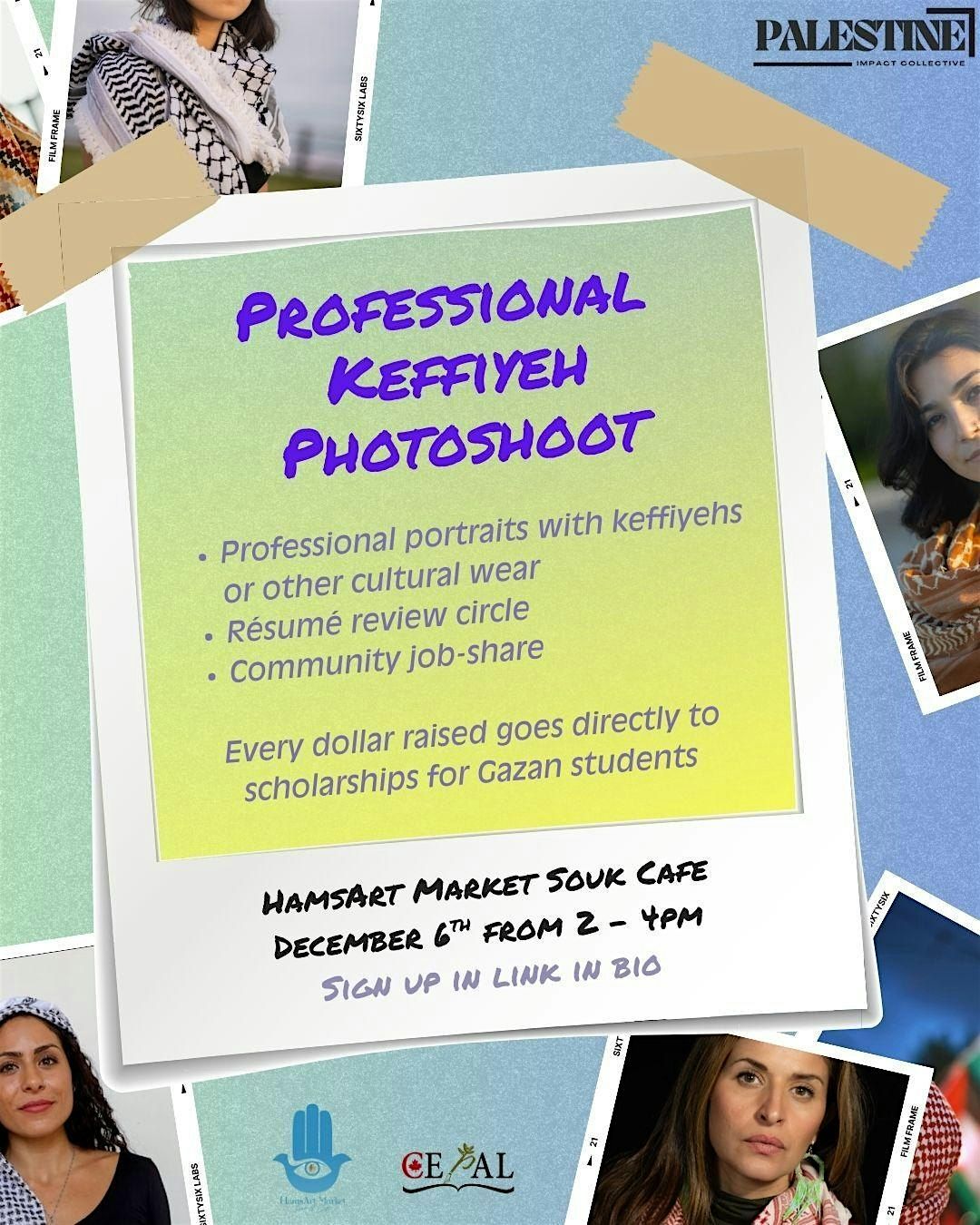 Professional Keffiyeh Photoshoot