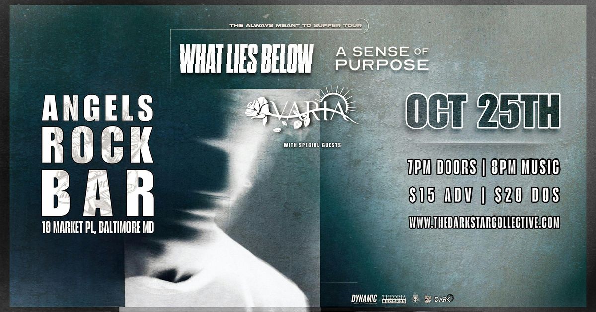 TSDC Presents What Lies Below, A Sense Of Purpose, and Varia +wsg
