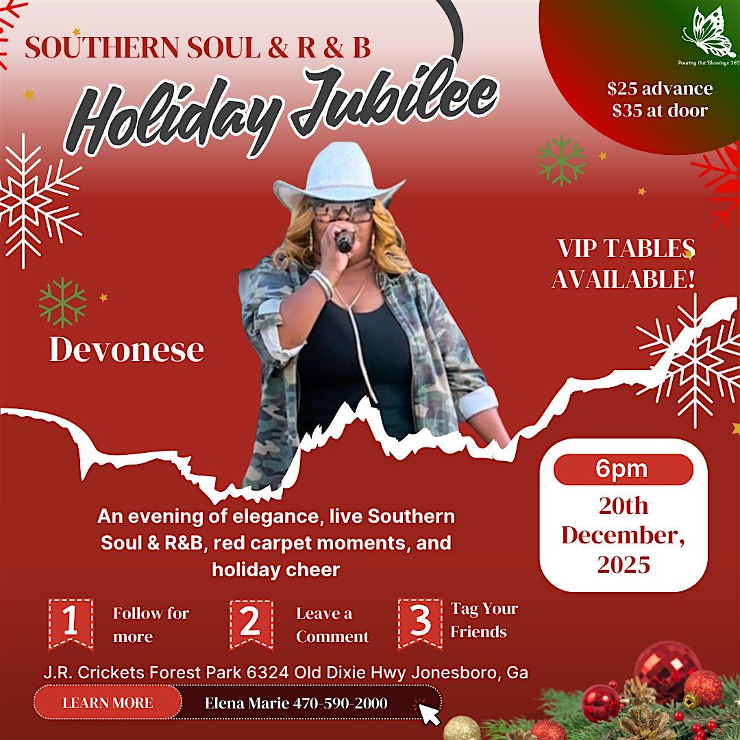 Southern Soul & R&B Holiday Jubilee \u2013 Red Carpet Affair