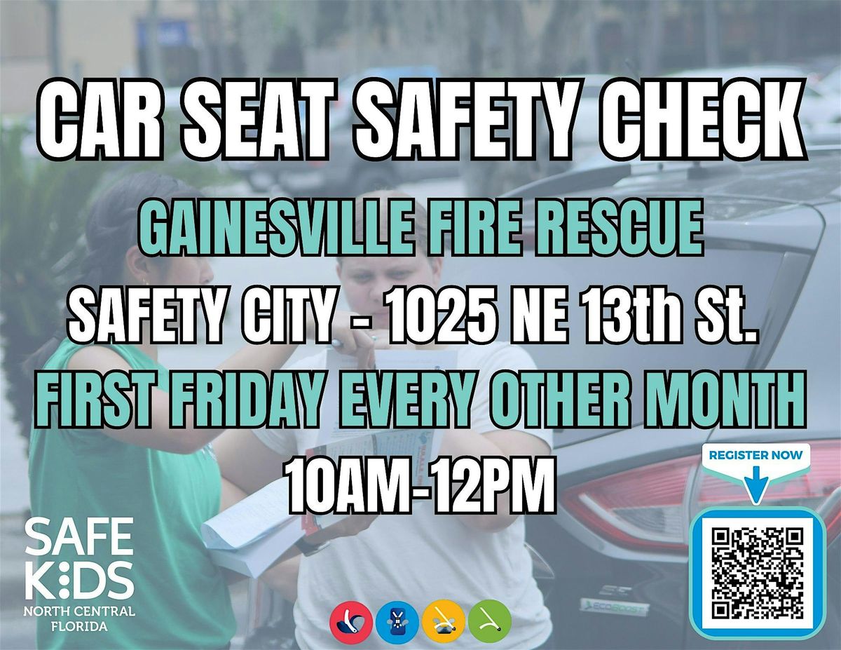 GFR Hosted Car Seat Check Up Appt - October 10, 2025